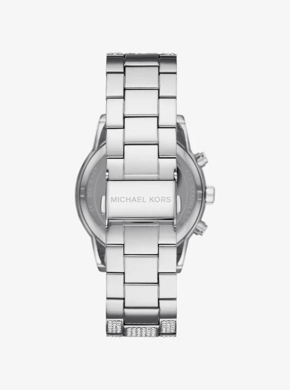 商品Michael Kors|Bryant Pavé Silver-Tone Watch,价格¥3675,第3张图片详细描述