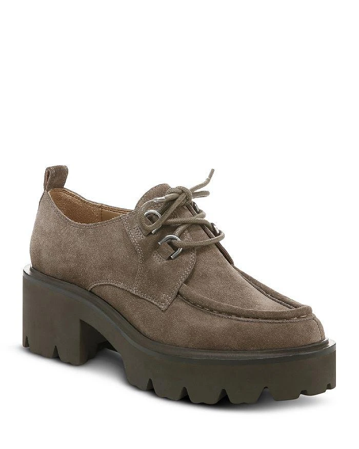 商品Sam Edelman|Women's Monna Lace Up Platform Loafer Flats,价格¥1266,第1张图片