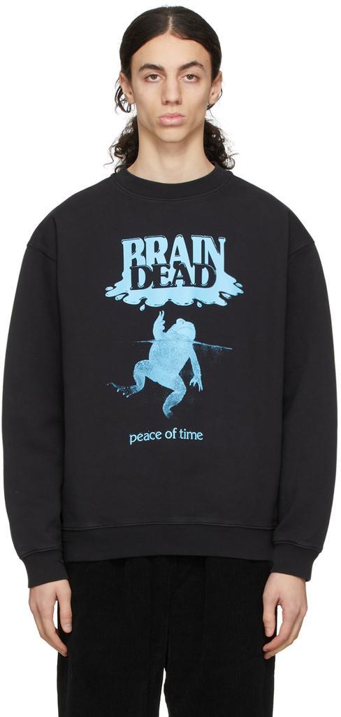 商品Brain Dead|Black Peace Of Time Sweatshirt,价格¥999,第1张图片