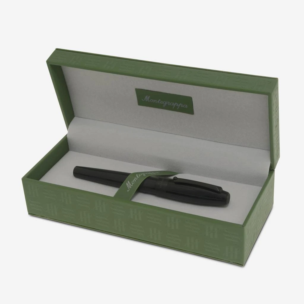 商品Montegrappa|Montegrappa Fortuna Black With Black Trim Fountain Pen (F),价格¥1118,第4张图片详细描述