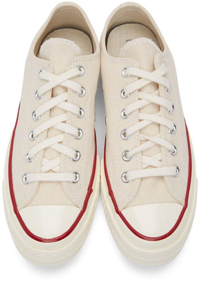 商品Converse|Off-White Chuck 70 OX Sneakers,价格¥560,第7张图片详细描述