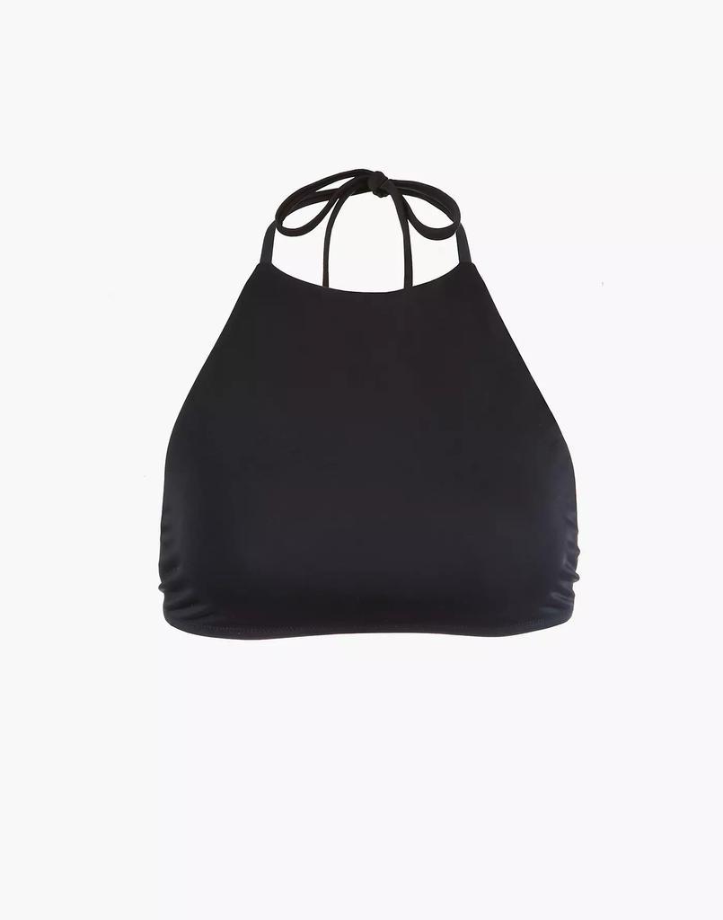 商品Madewell|High-Neck Halter Bikini Top,价格¥385,第5张图片详细描述