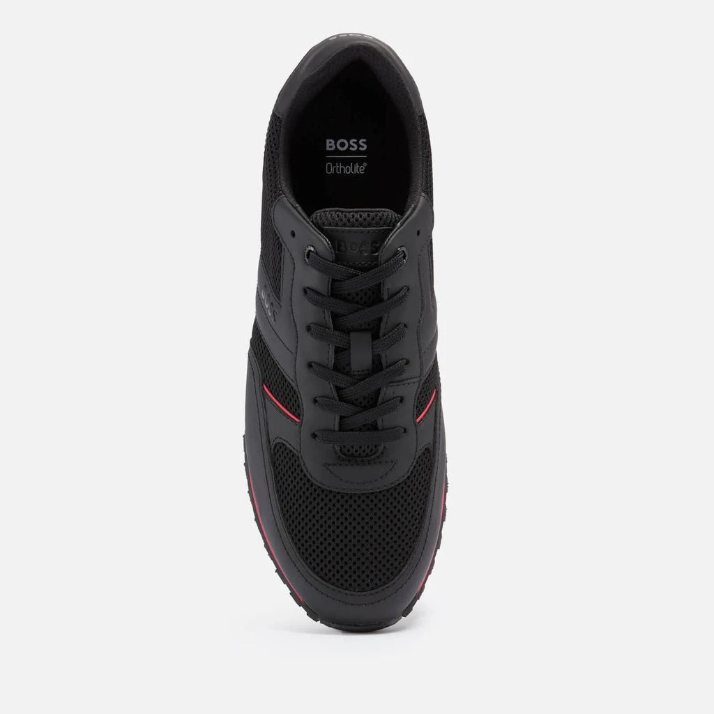 商品Hugo Boss|BOSS MEN'S PARKOUR-L RUNNER TRAINERS - BLACK,价格¥1146,第3张图片详细描述