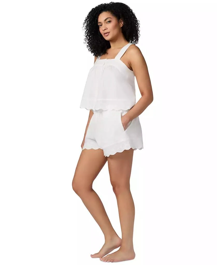 商品GAP|GapBody Women's Cotton Short Eyelet Pajama Set,价格¥519,第5张图片详细描述