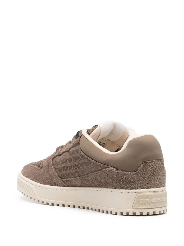 商品Emporio Armani|Emporio Armani Suede Leather Sneakers,价格¥1576,第2张图片详细描述