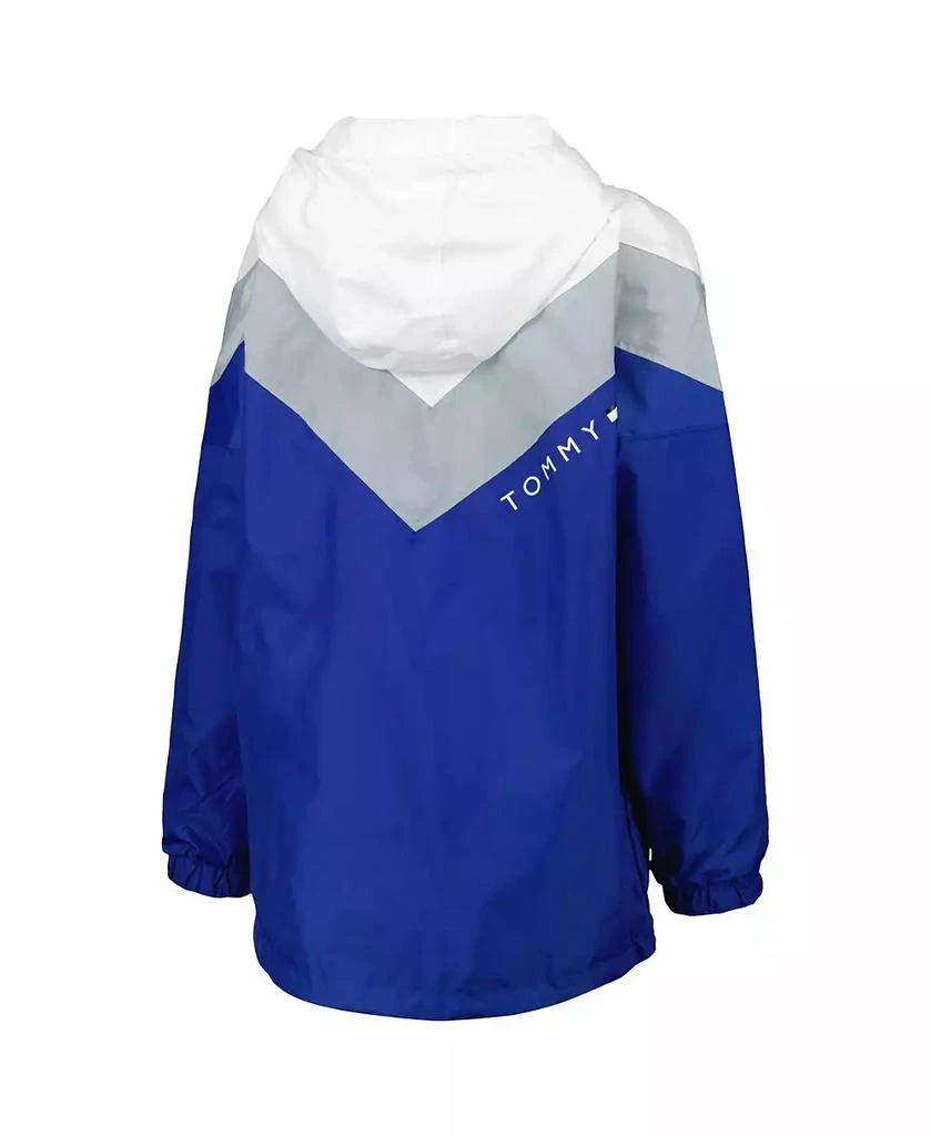 商品Tommy Hilfiger|Women's Blue, Silver Tampa Bay Lightning Staci Half-Zip Windbreaker Jacket,价格¥695,第2张图片详细描述