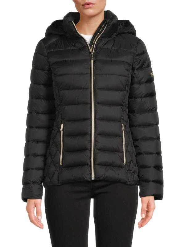 商品Michael Kors|Missy Packable Hooded Puffer Jacket,价格¥574,第1张图片