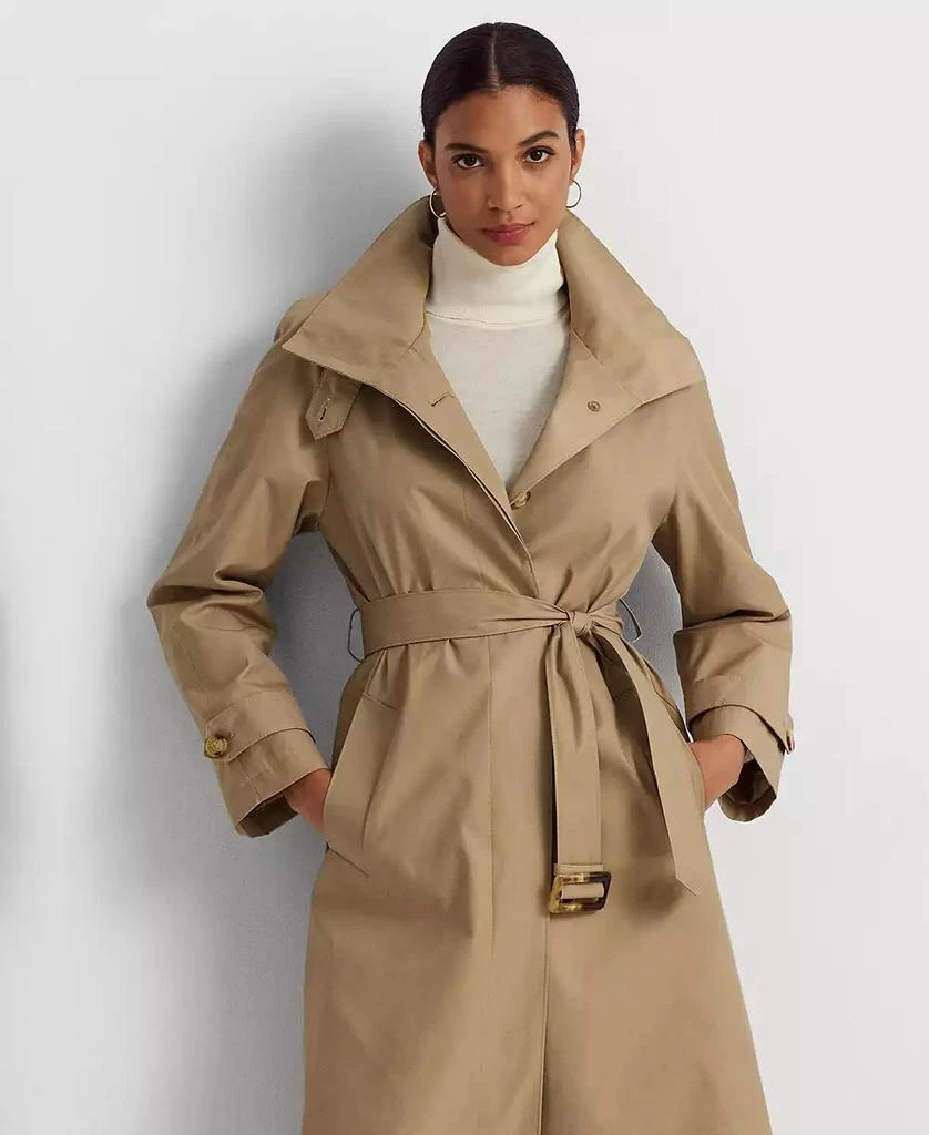 商品Ralph Lauren|Women's Stand-Collar Maxi Trench Coat,价格¥940,第3张图片详细描述