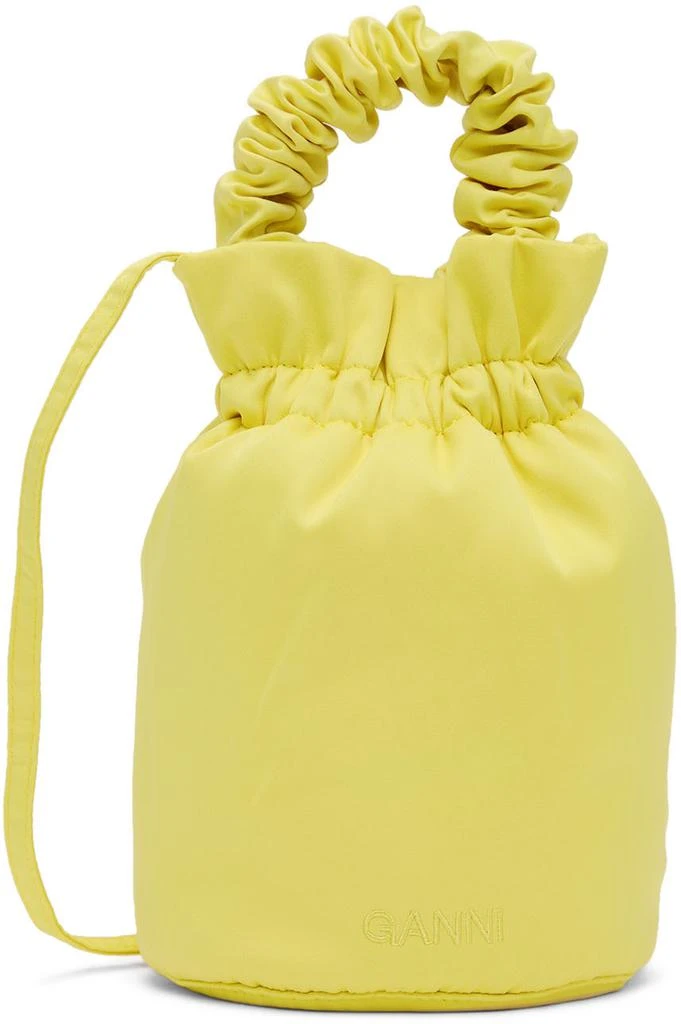 商品Ganni|Yellow Occasion Top Handle Bag,价格¥1153,第1张图片