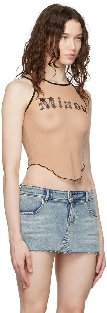 商品Miaou|Beige Jinx Tank top,价格¥498,第2张图片详细描述