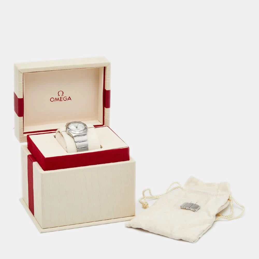 Omega Mother of Pearl Diamond Stainless Steel Constellation 123.10.27.60.55.001 Women's Wristwatch 27 mm 商品