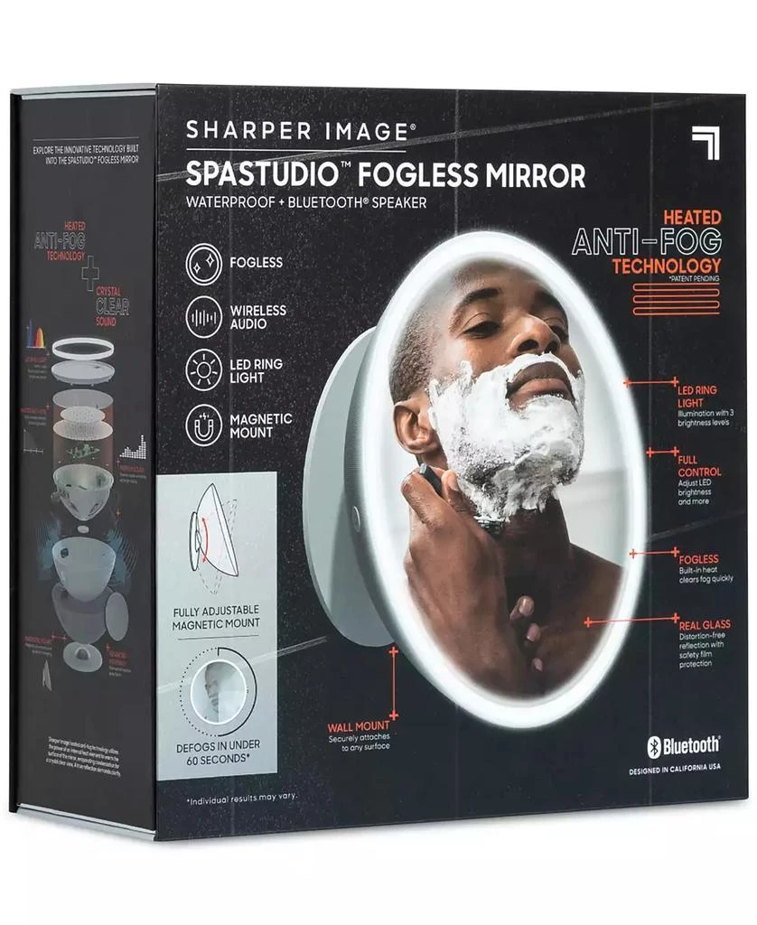 SpaStudio Waterproof Fogless Shower Mirror & Speaker 商品