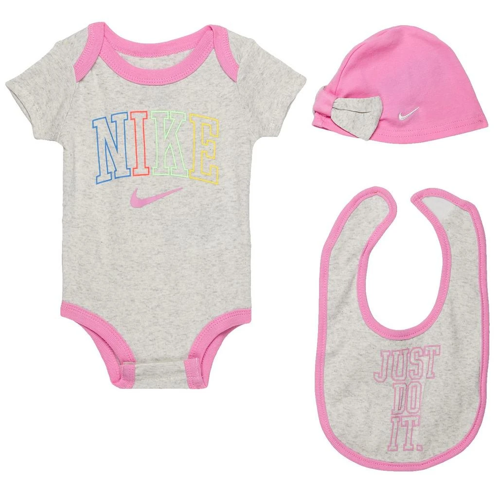 商品NIKE|Bodysuit, Turban and Bib Set (Infant/Toddler/Little Kids),价格¥149,第1张图片