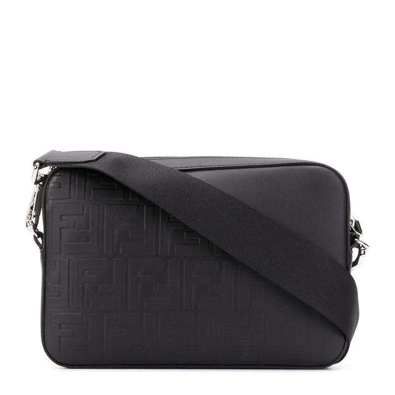 商品[国内直发] Fendi|FENDI 男士黑色FF 图案手拿包 7M0293-A9ZC-F0GXN,价格¥8890,第1张图片