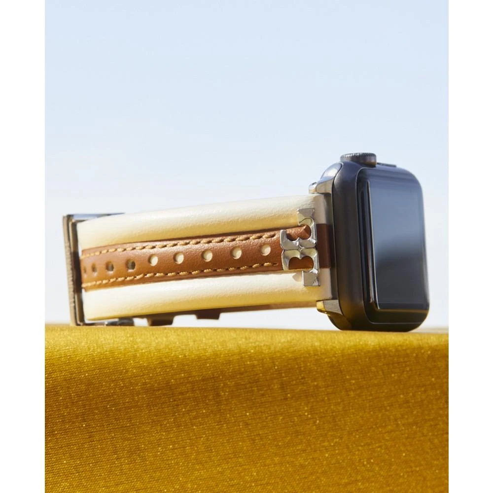 商品Tory Burch|白色行李箱皮表带 适用于 Apple Watch® 38 毫米/40 毫米/41 毫米,价格¥784,第4张图片详细描述