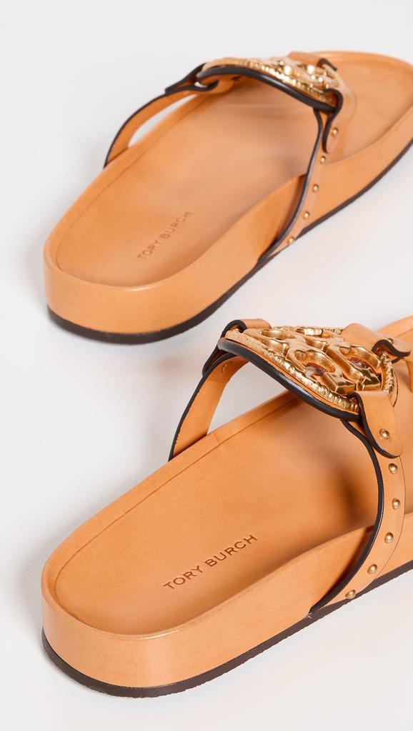 商品Tory Burch|Tory Burch Miller Cloud Vintage Plaque Sandals,价格¥2065,第6张图片详细描述