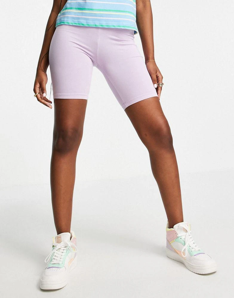 商品Topshop|Topshop washed legging short in lilac,价格¥71,第4张图片详细描述