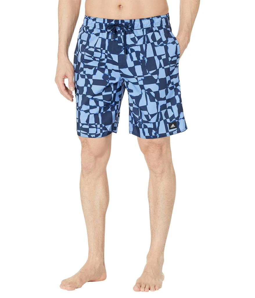 商品Adidas|Shreded Check Classics 19" Swim Shorts,价格¥212,第1张图片