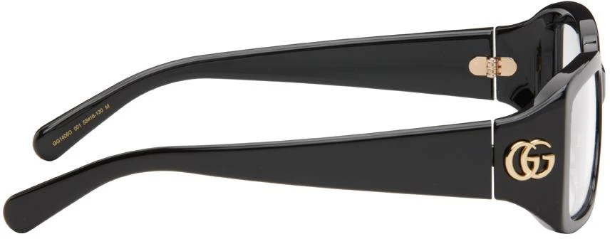 商品Gucci|Black Rectangular Glasses,价格¥2657,第2张图片详细描述