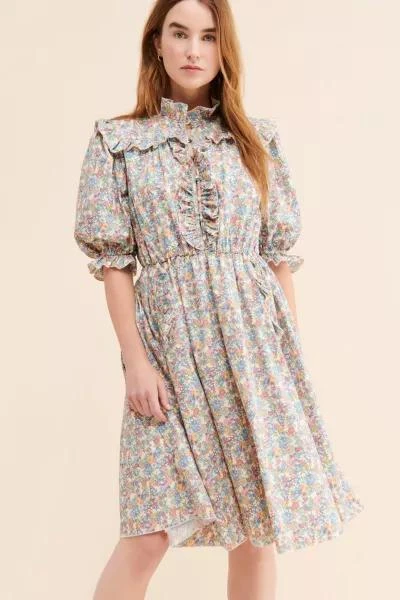 商品Saint Geraldine|Saint Geraldine Nena Ruffled Dress,价格¥225,第1张图片