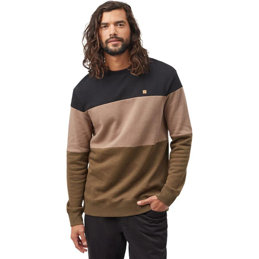 商品tentree|TreeFleece Blocked Classic Crew - Men's,价格¥324,第1张图片