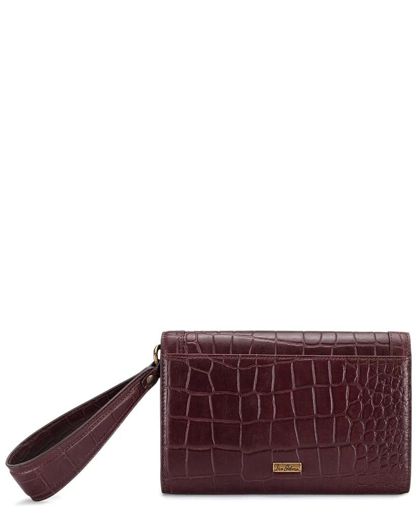 商品Sam Edelman|Sam Edelman Sophia Croc-Embossed Leather Wristlet,价格¥316,第2张图片详细描述