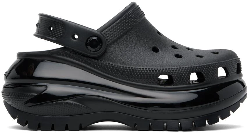 商品Crocs|Black Mega Crush Clogs,价格¥665,第1张图片