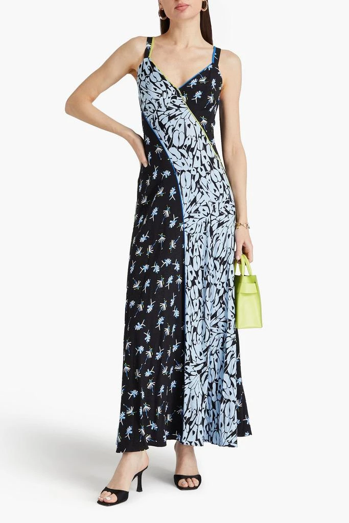 商品Diane von Furstenberg|Ozzie printed jacquard maxi slip dress,价格¥1755,第2张图片详细描述