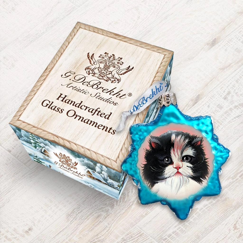 商品Designocracy|Designocracy Calico Girl Glass Ornament,价格¥198,第4张图片详细描述