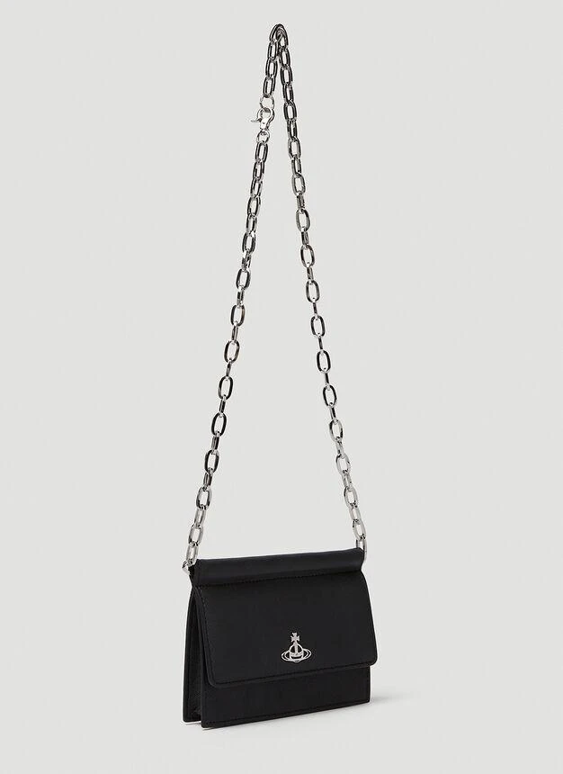 商品Vivienne Westwood|Biogreen Shoulder Bag in Black,价格¥1419,第2张图片详细描述