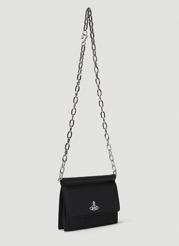 商品Vivienne Westwood|Biogreen Shoulder Bag in Black,价格¥1831,第4张图片详细描述