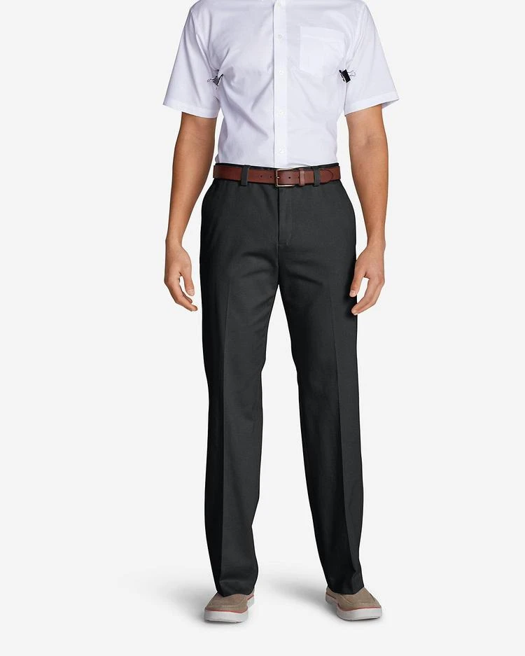 商品Eddie Bauer|Men&#39;s Casual Performance Chino Flat-Front Pants - Classic Fit,价格¥298-¥447,第3张图片详细描述