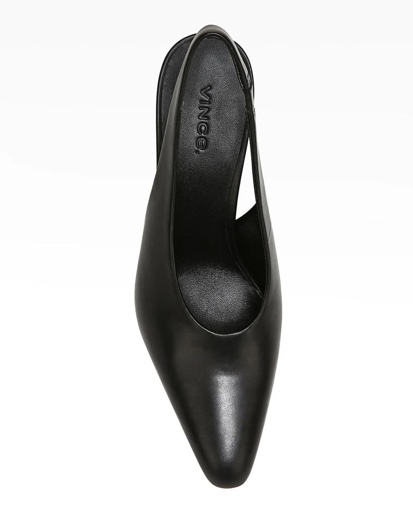 商品Vince|Hellen Leather Slingback Pumps,价格¥1519,第4张图片详细描述