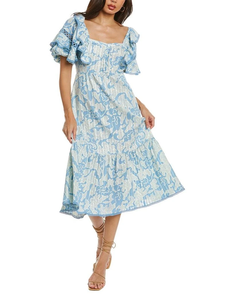 商品Diane von Furstenberg|Diane von Furstenberg Oliver Midi Dress,价格¥1103,第1张图片