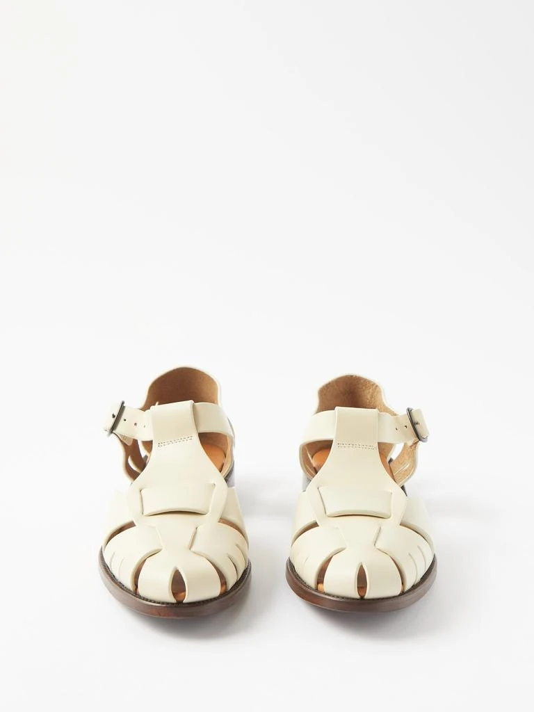 商品Hereu|Pesca cutout leather sandals,价格¥3285,第5张图片详细描述