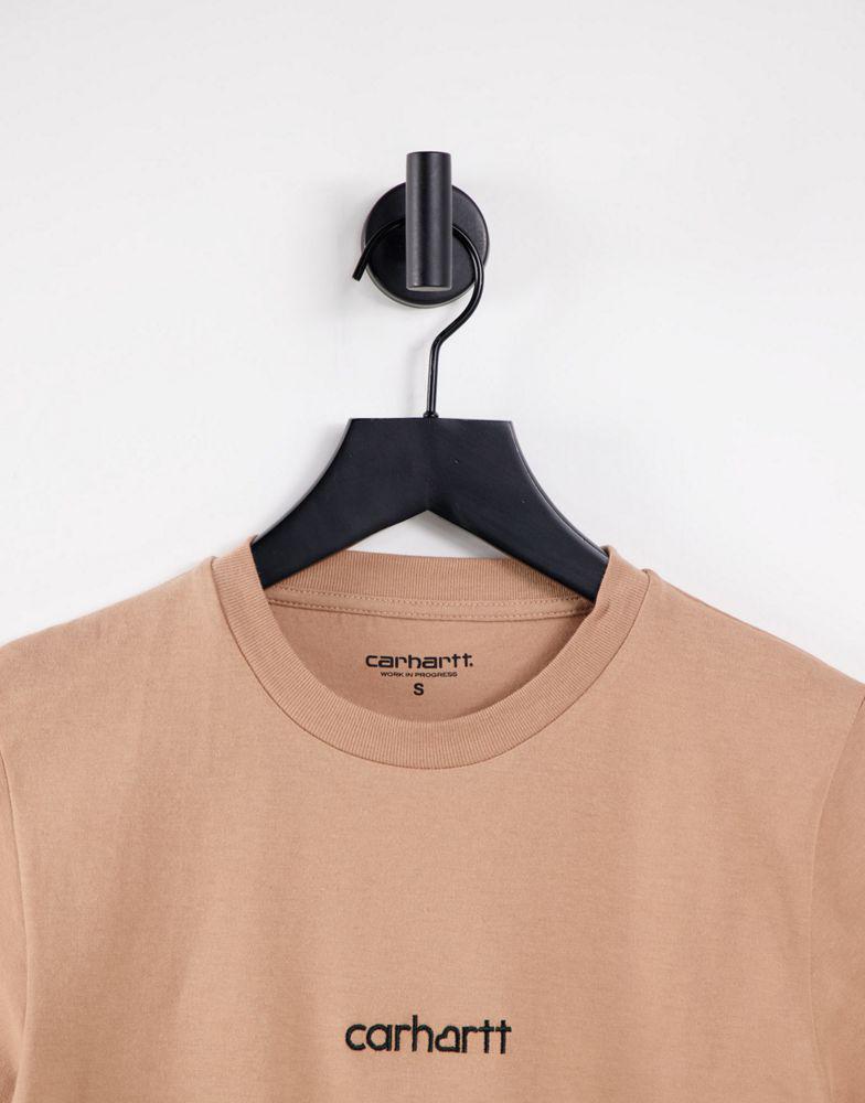 商品Carhartt|Carhartt WIP relaxed t-shirt with small chest logo,价格¥260,第5张图片详细描述