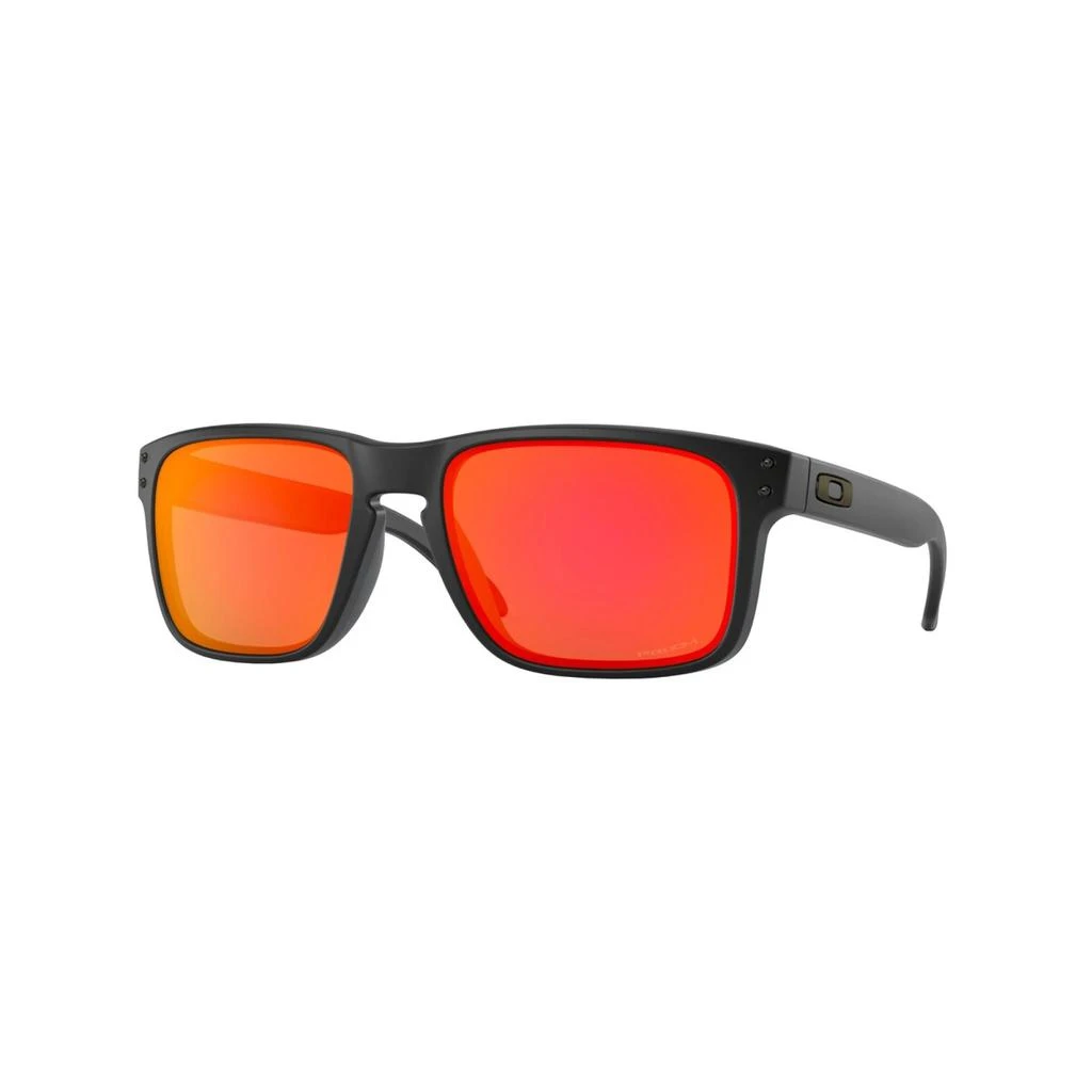 商品Oakley|OAKLEY Men's Holbrook XL 9102-E2 Prizm Ruby Black Frame Sunglasses,价格¥913,第1张图片