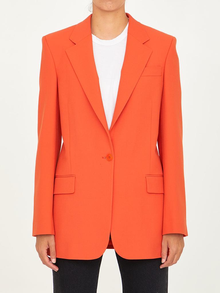 商品Stella McCartney|Stella McCartney Single-breasted Orange Jacket,价格¥8019,第1张图片