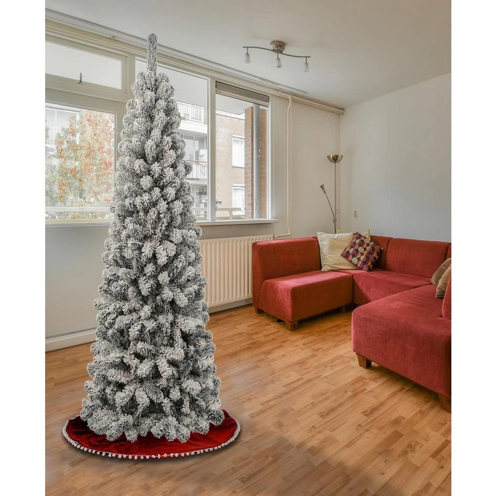 商品National Tree Company|First Traditions 6' Acacia Medium Flocked Tree,价格¥916,第2张图片详细描述