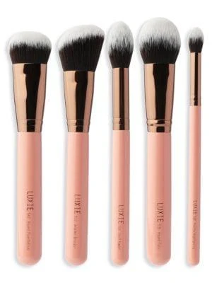 商品Luxie|5-Piece Pro Complexion Brush Set,价格¥239,第1张图片