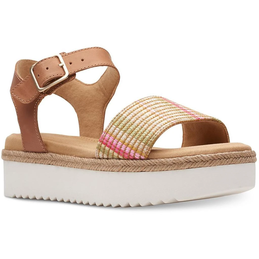 商品Clarks|Clarks Lana Shore Women's Faux Leather Platform Sandals,价格¥242,第1张图片