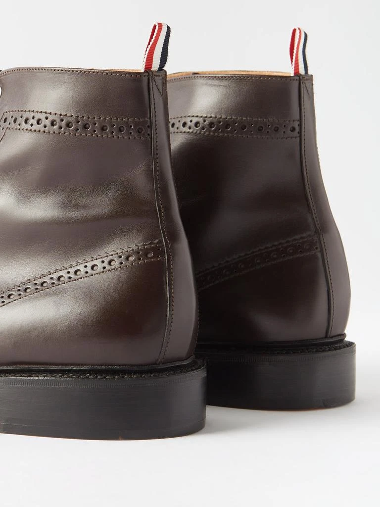 商品Thom Browne|Wingtip perforated leather boots,价格¥4467,第2张图片详细描述