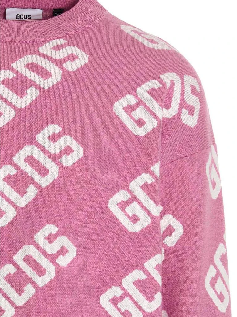 商品GCDS|GCDS Maglione Logo Intarsia-Knitted Jumper,价格¥1371-¥2199,第3张图片详细描述