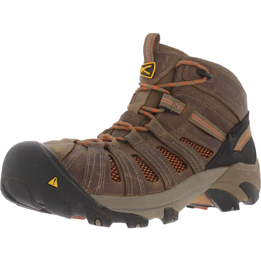 商品Keen|Keen Mens Flint Mid Leather Lace Up Work & Safety Boot,价格¥759,第1张图片