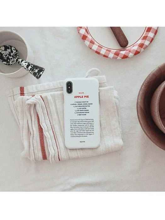 商品OLD CHANNEL|Recipe Phone Case - Apple Pie,价格¥402,第2张图片详细描述