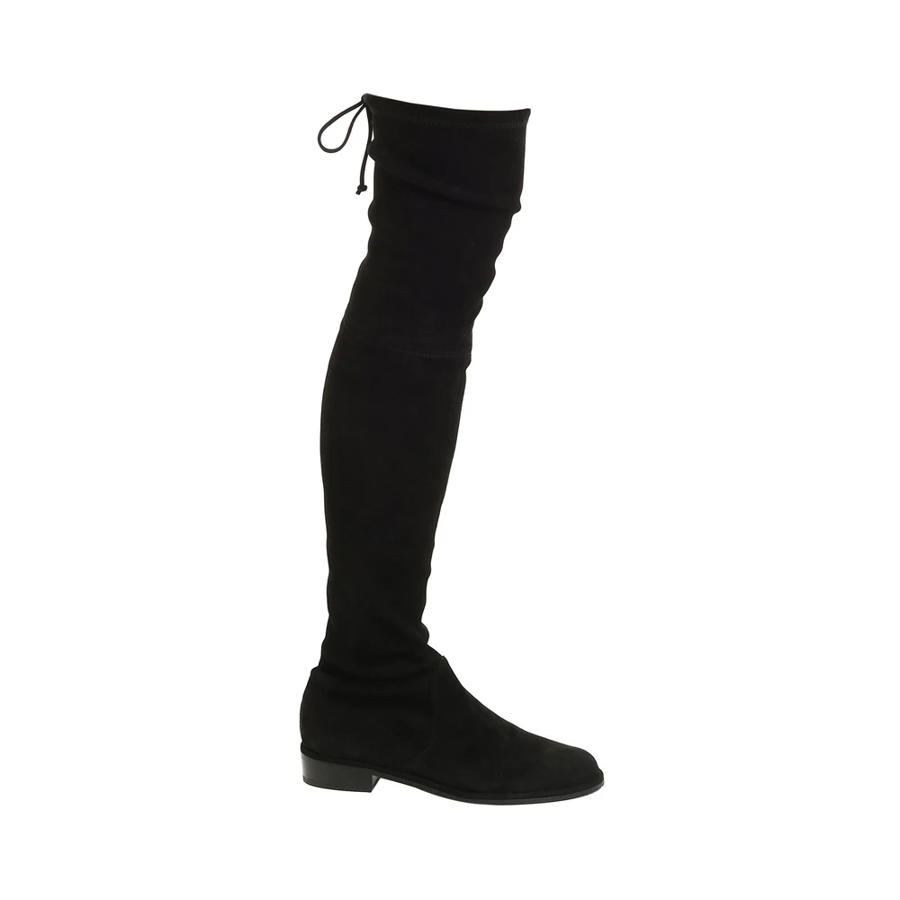 STUART WEITZMAN 女士踝靴 LOWLAND-SUEDE-STR-BLK 商品