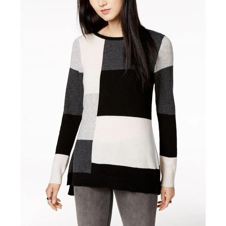 商品Charter Club|Colorblocked Cashmere Sweater, Created for Macy's,价格¥636,第1张图片