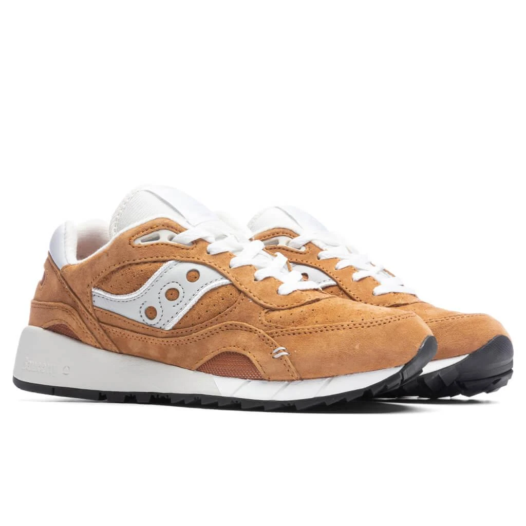 商品Saucony|Saucony Shadow 6000 Suede Premium - Khaki,价格¥638,第2张图片详细描述