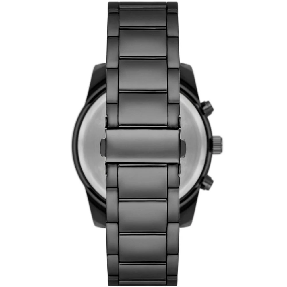 商品Folio|Men's Black Stainless Steel Bracelet Watch, 46mm Gift Set,价格¥228,第2张图片详细描述