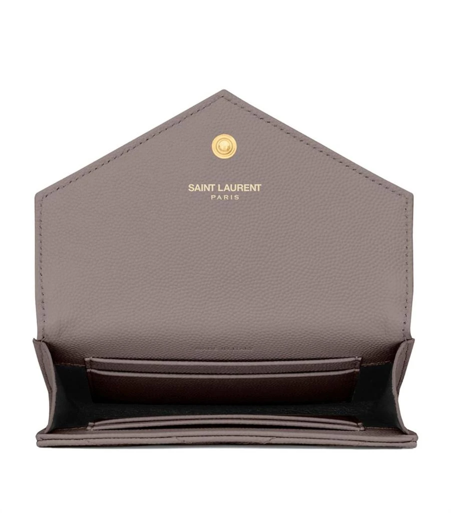 商品Yves Saint Laurent|Small Monogram Matelassé Envelope Wallet,价格¥3747,第4张图片详细描述